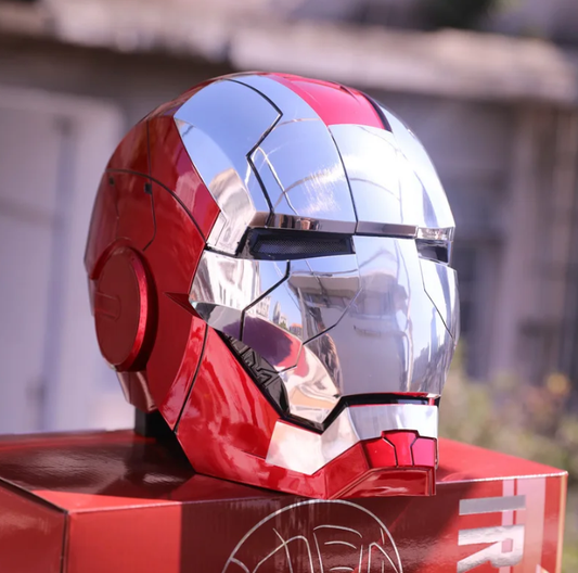 Hełm Iron Man MK5 (z systemem Jarvis – sterowanie głosowe, pilotem oraz dotykowe)