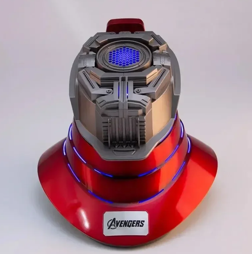 Elektroniczna podstawka ekspozycyjna Bluetooth z głośnikiem do hełmu Iron Mana