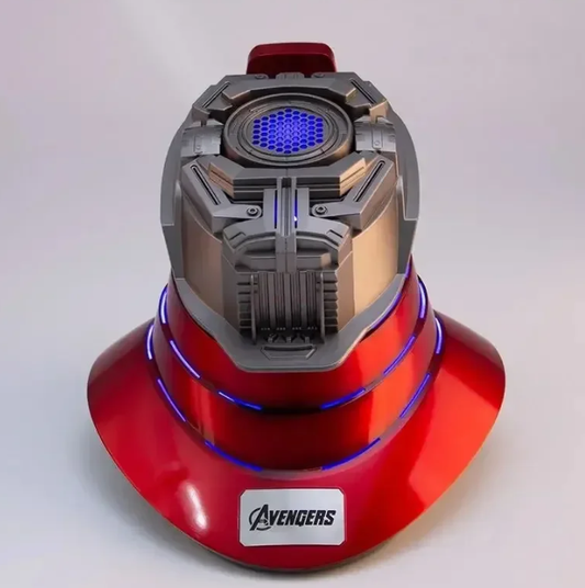 Elektroniczna podstawka ekspozycyjna Bluetooth z głośnikiem do hełmu Iron Mana